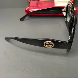 Gucci | Accessories | New Gucci Black Sunglasses With Red  display picture 3
